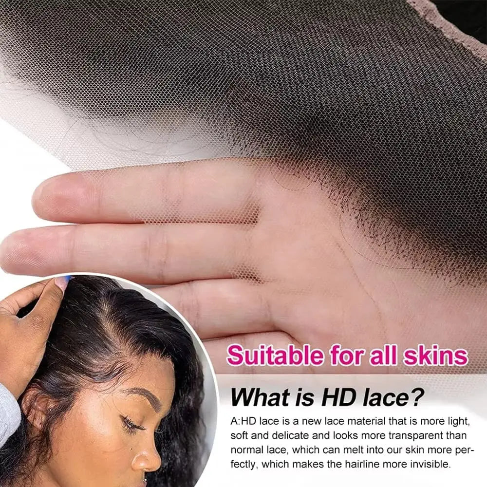 12A Lace HD Transparent Frontal / Closure