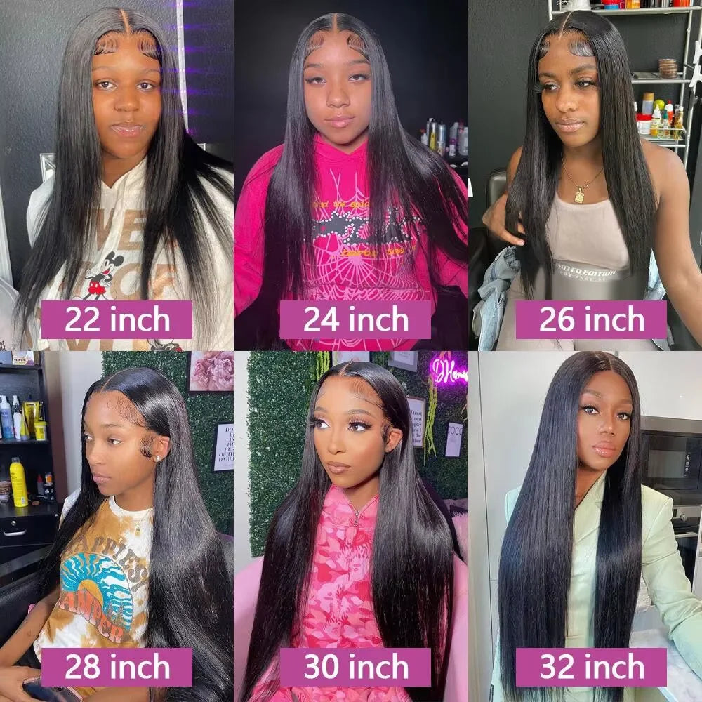Queenlike 30 Inch Human Hair Bundles Brazilian Raw Hair Weave 1/3/4 Bundles Human Hair 26 28 30 Inch Straight Hair Extensions